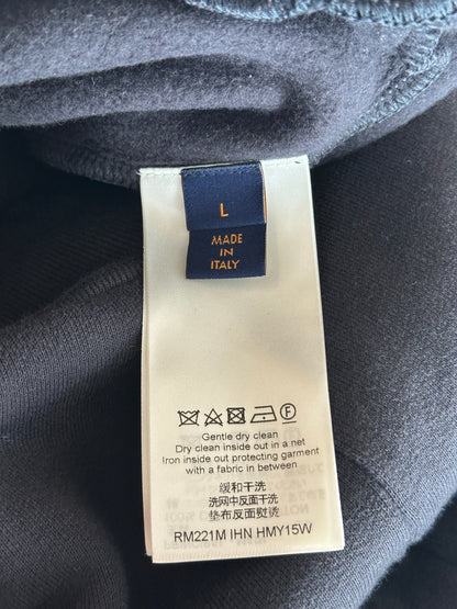Louis Vuitton Navy & White Logo 2054 Hoodie