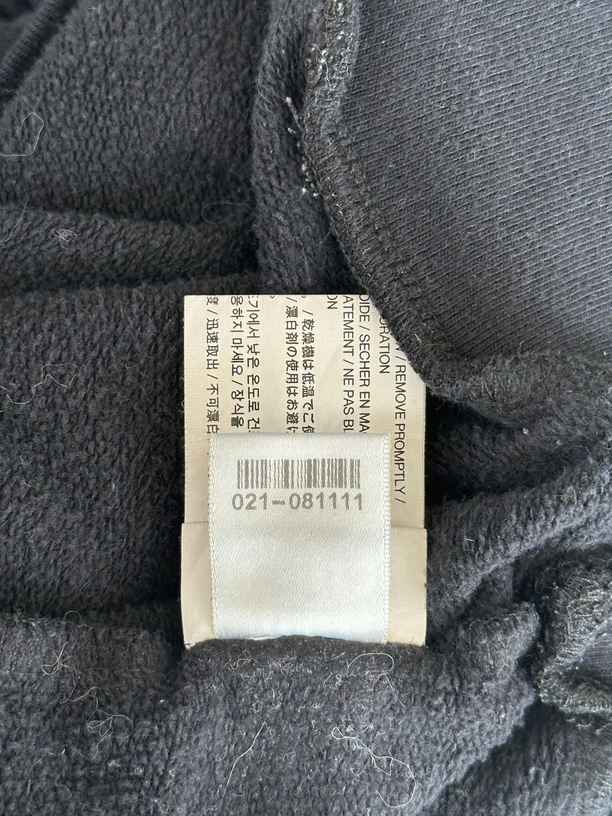 Chrome Hearts Black & White Horseshoe Chomper Logo Hoodie
