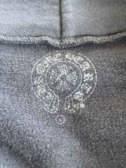 Chrome Hearts Black & White Foti Graphic Zip Up Hoodie