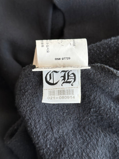 Chrome Hearts Black & White Foti Graphic Zip Up Hoodie