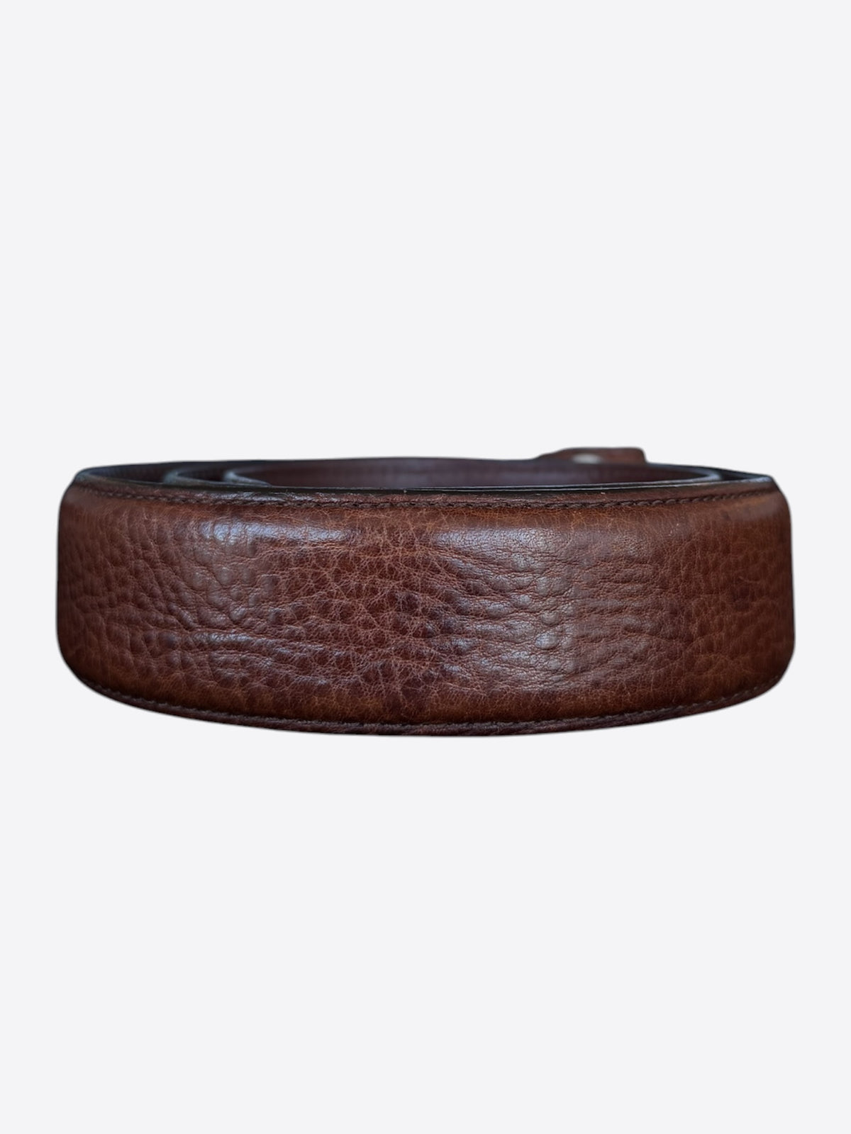 Chrome Hearts Brown Leather Belt