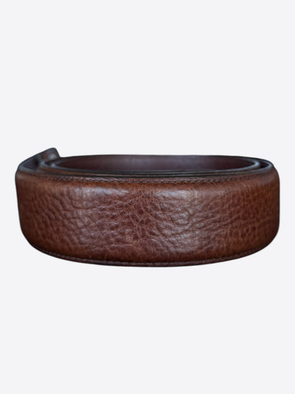 Chrome Hearts Brown Leather Belt