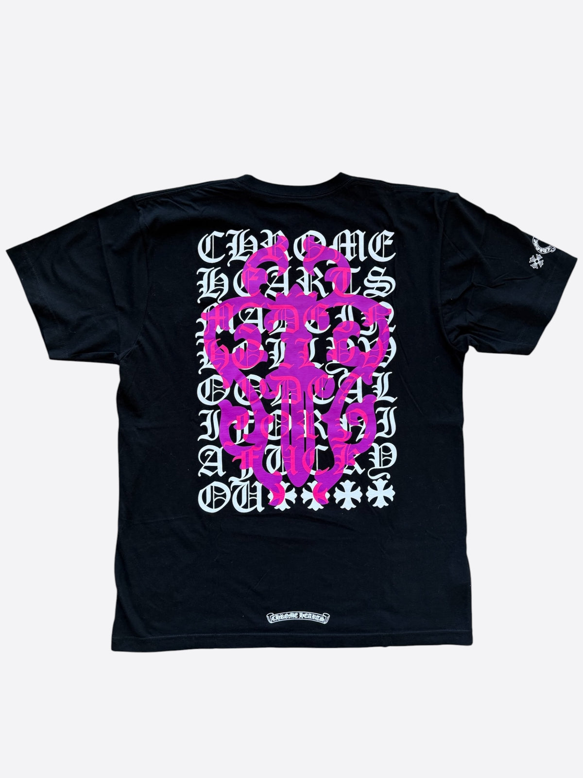 Chrome Hearts Black & Purple Dagger T-Shirt