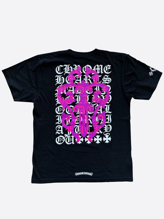 Chrome Hearts Black & Purple Dagger T-Shirt