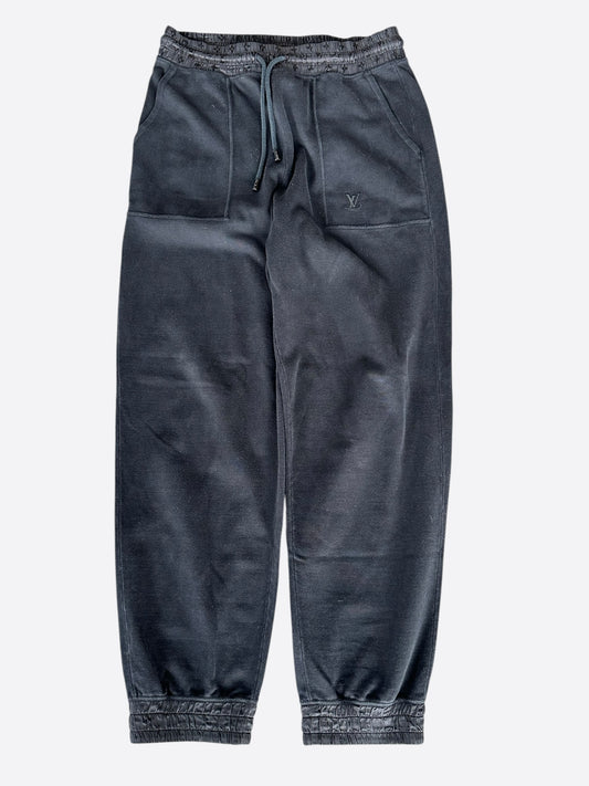 Louis Vuitton Black Monogram Sweatpants