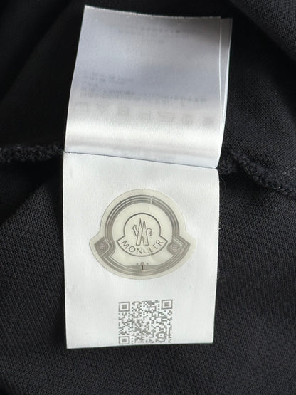 Moncler Navy & White Logo Patch Polo T-Shirt