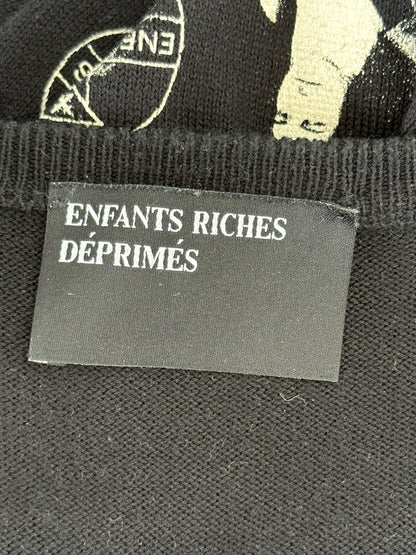Enfants Riches Deprimes Black & White They Broke Me Hockey Jersey Sweater