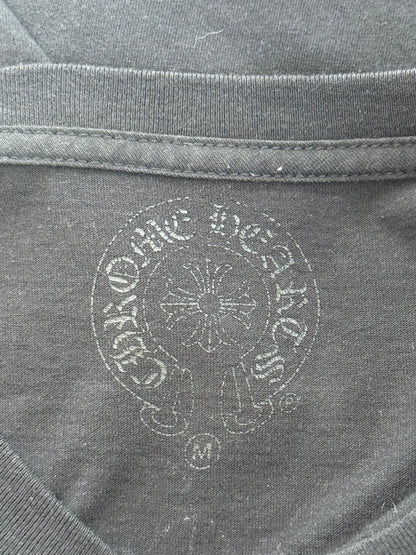 Chrome Hearts Black & Green Cemetery Cross Logo Longsleeve T-Shirt