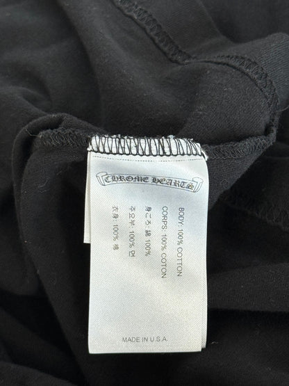 Chrome Hearts Black & Green Cemetery Cross Logo Longsleeve T-Shirt