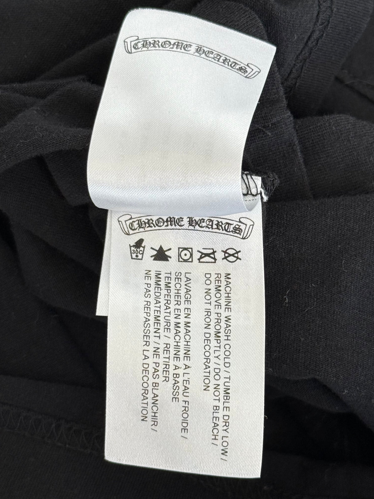 Chrome Hearts Black & Green Cemetery Cross Logo Longsleeve T-Shirt