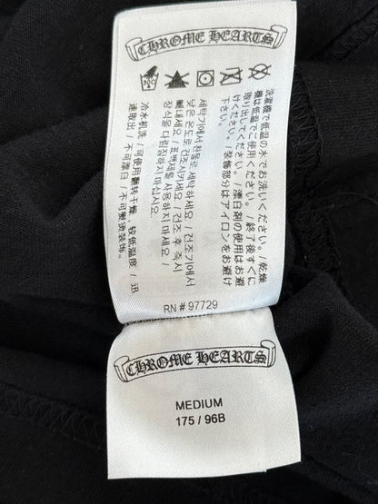 Chrome Hearts Black & Green Cemetery Cross Logo Longsleeve T-Shirt