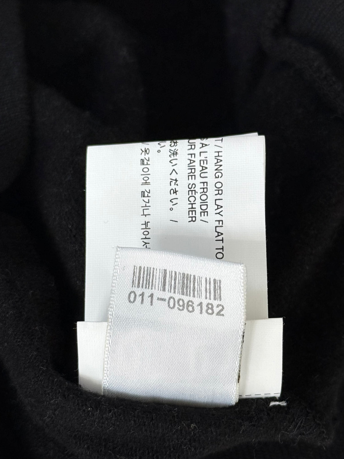 Chrome Hearts Black & White Cross Logo Women's Zip Up Hoodie