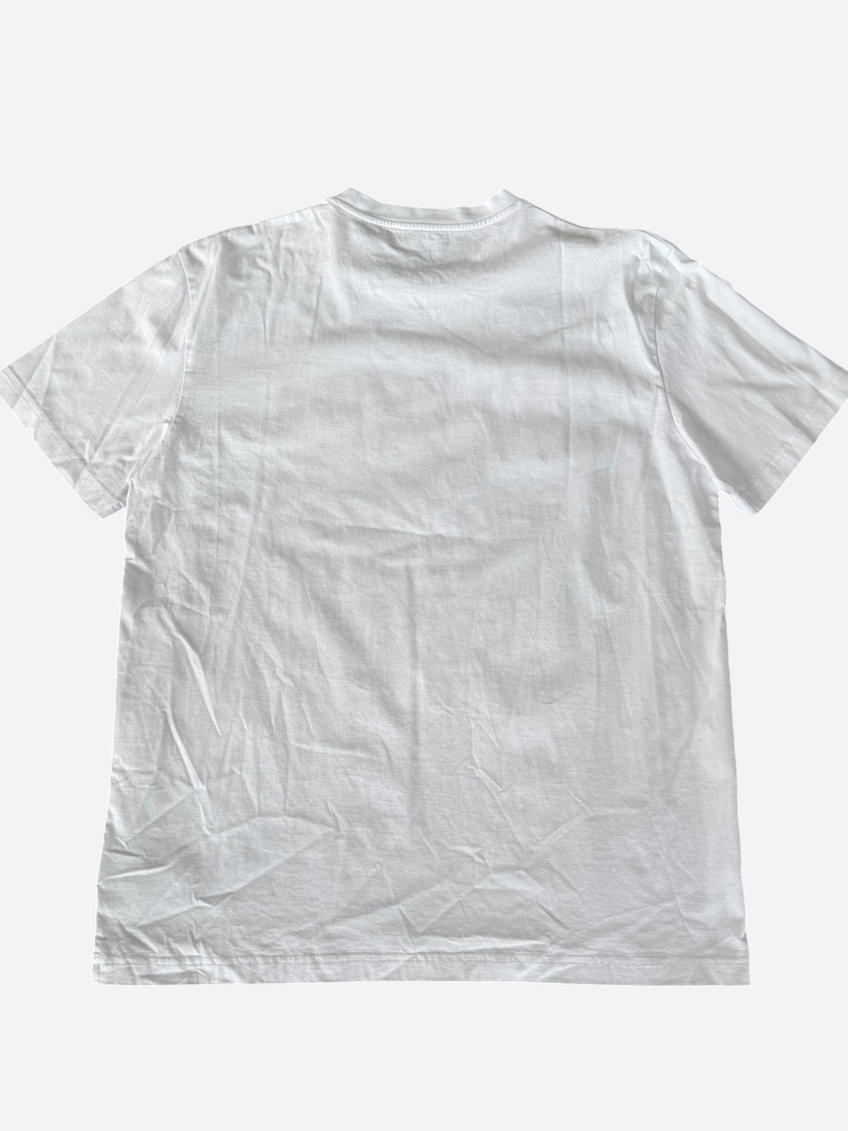 Dior Daniel Arsham White & Blue Eroded Logo T-Shirt