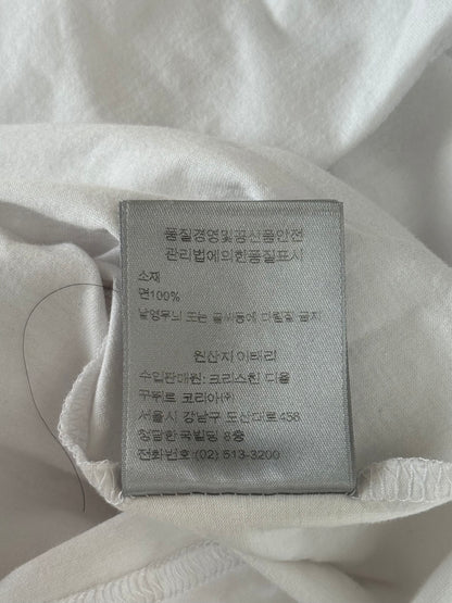 Dior Daniel Arsham White & Blue Eroded Logo T-Shirt