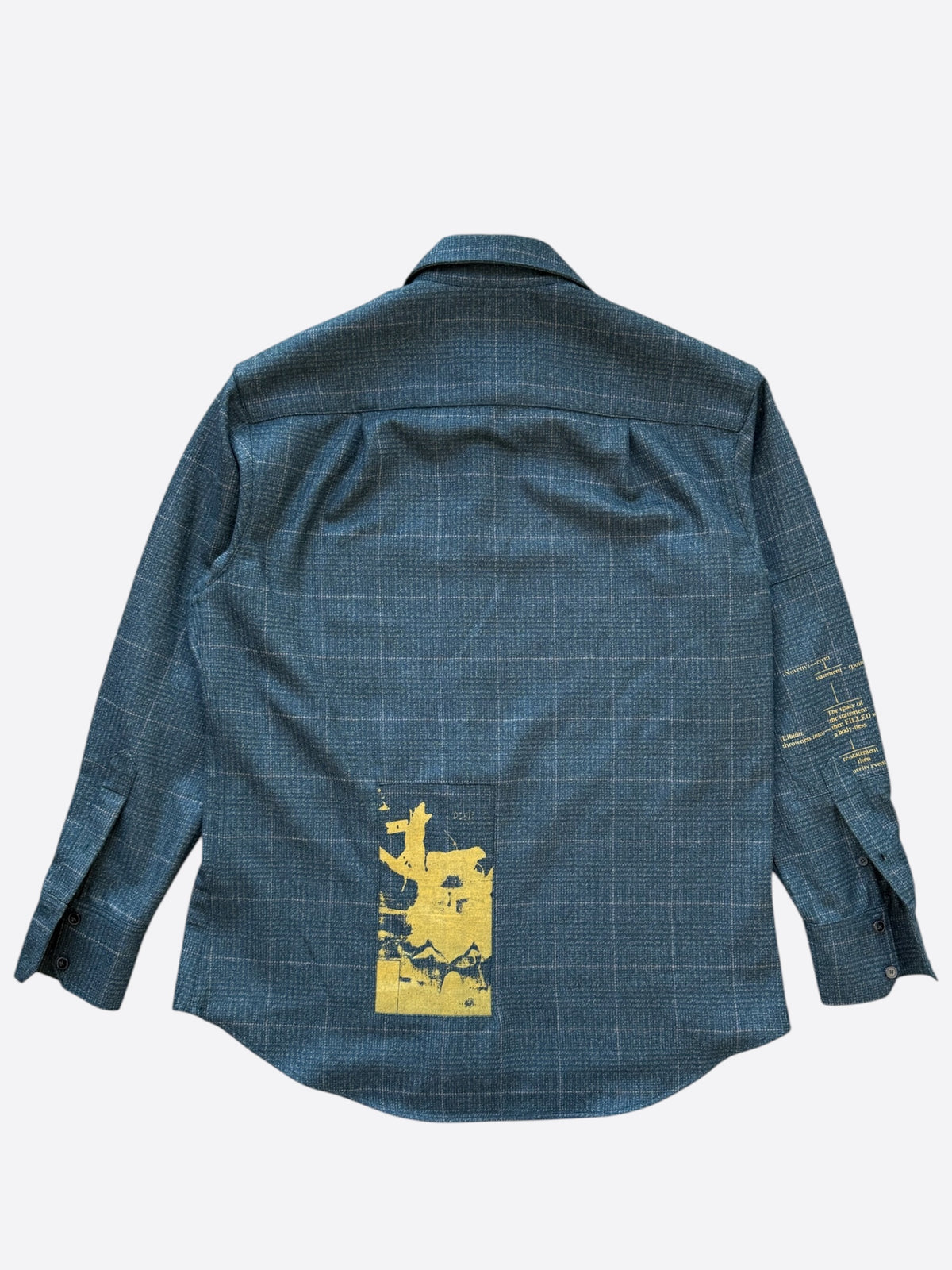 Enfants Riches Deprimes Green & Yellow Plaid Wool Button Up Shirt