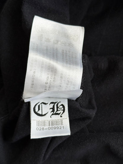 Chrome Hearts Black & Yellow Staff Horseshoe Logo Longsleeve T-Shirt