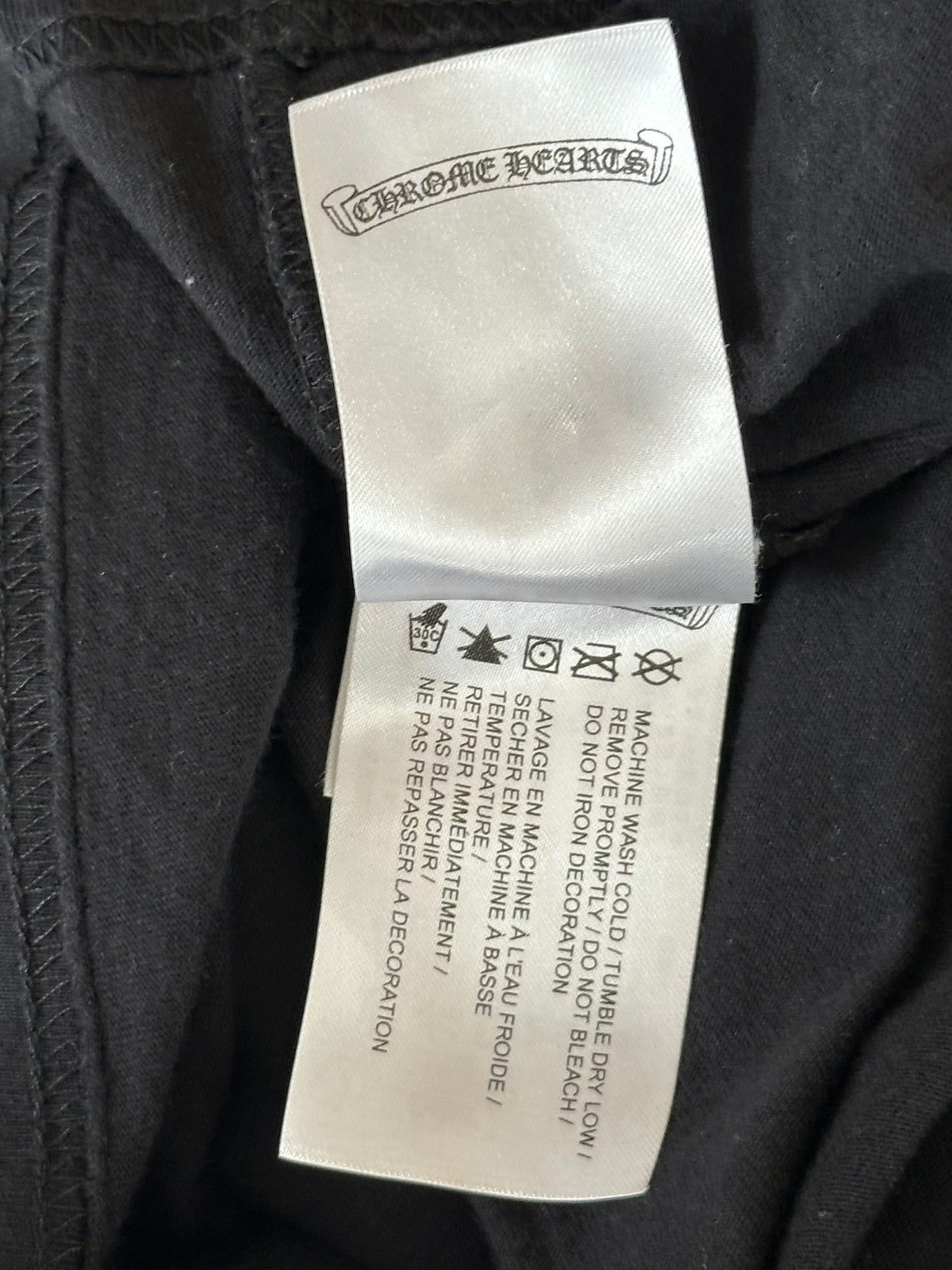 Chrome Hearts Black Multicolor Cross Logo T-Shirt