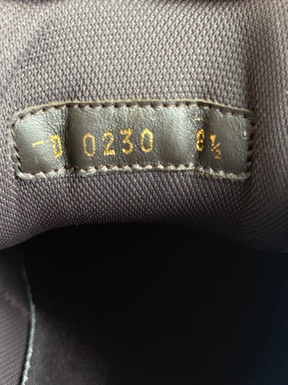 Louis Vuitton White & Brown Monogram LV Trail Sneakers