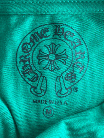 Chrome Hearts Green & Orange Miami Horseshoe Logo Longsleeve T-Shirt