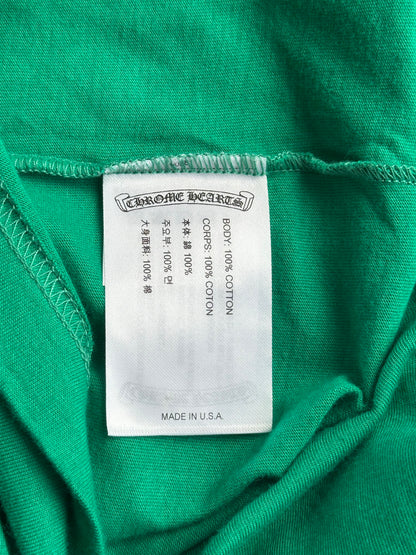 Chrome Hearts Green & Orange Miami Horseshoe Logo Longsleeve T-Shirt