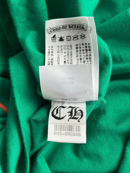 Chrome Hearts Green & Orange Miami Horseshoe Logo Longsleeve T-Shirt