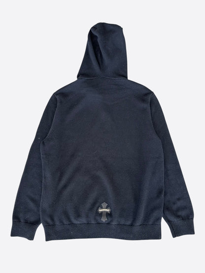 Chrome Hearts Black Cross Patch Cashmere Hoodie