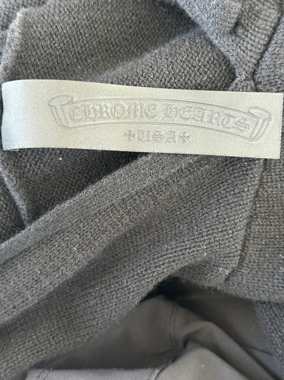 Chrome Hearts Black Cross Patch Cashmere Hoodie