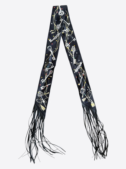 Hermes Black Les Cles A Pois Twilly