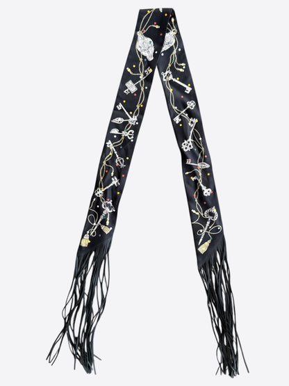 Hermes Black Les Cles A Pois Twilly