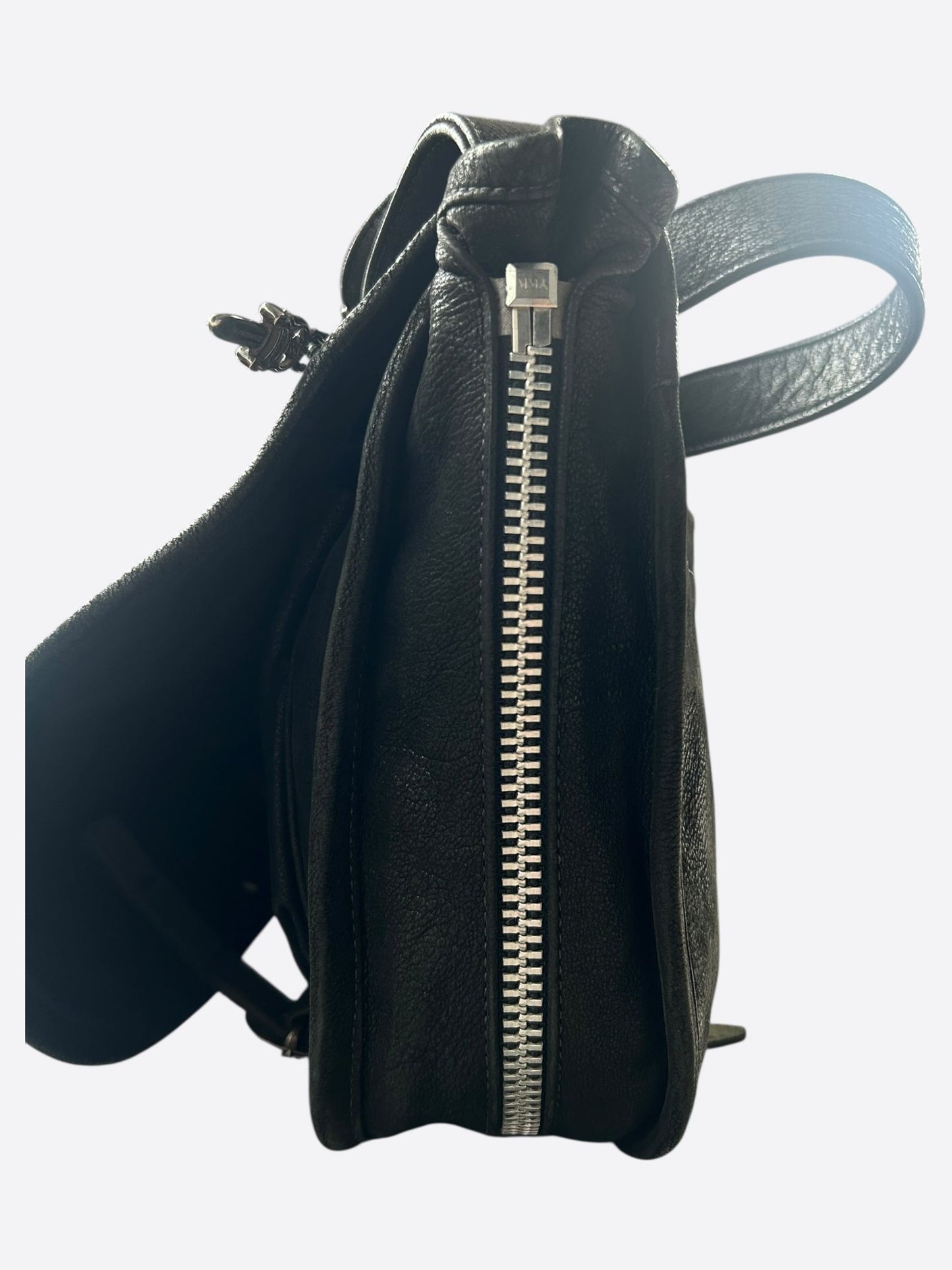 Chrome Hearts Black Cross Patch Gunslinger Messenger Bag