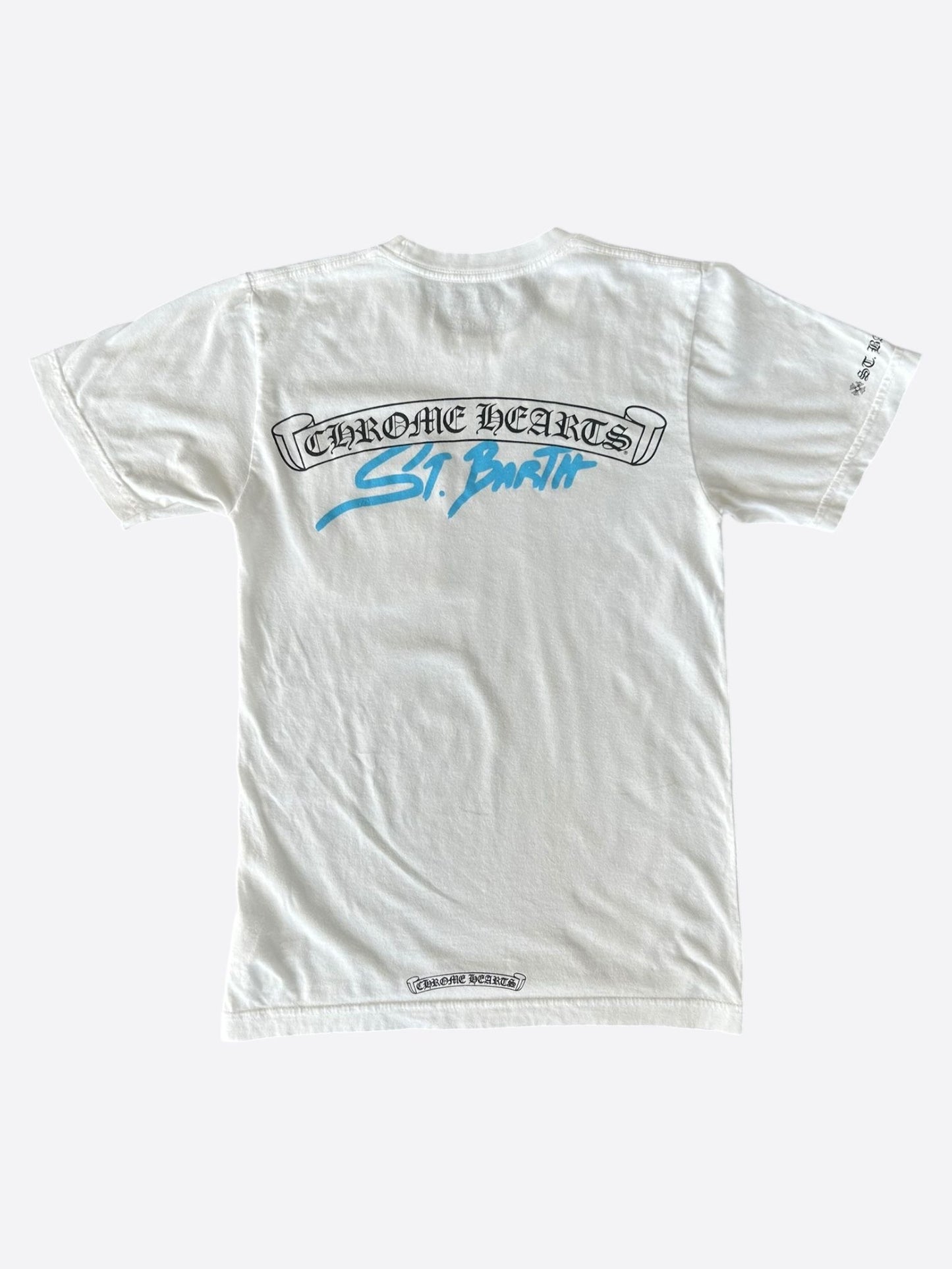 Chrome Hearts White St Barth Exclusive Script T-Shirt