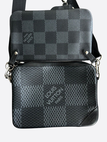 Louis Vuitton Damier Graphite 3D Trio Messenger Bag