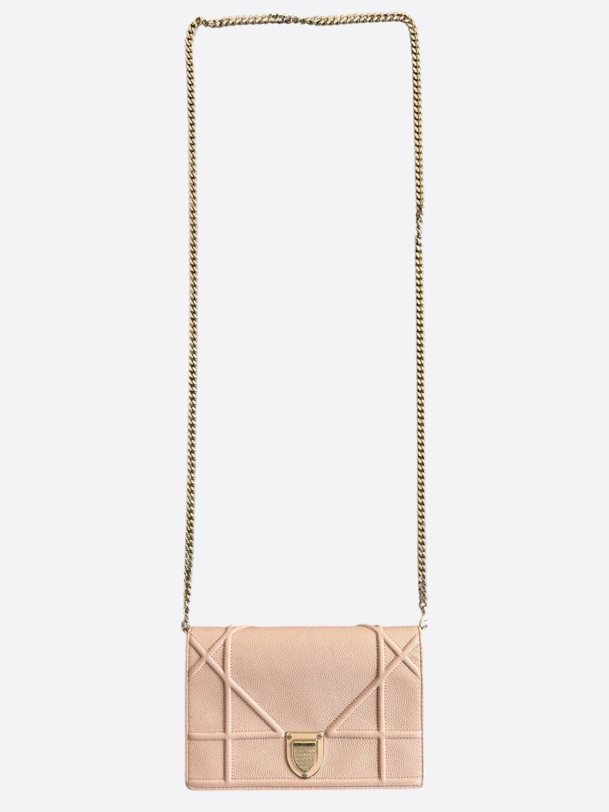 Dior Pink Diorama Wallet On Chain