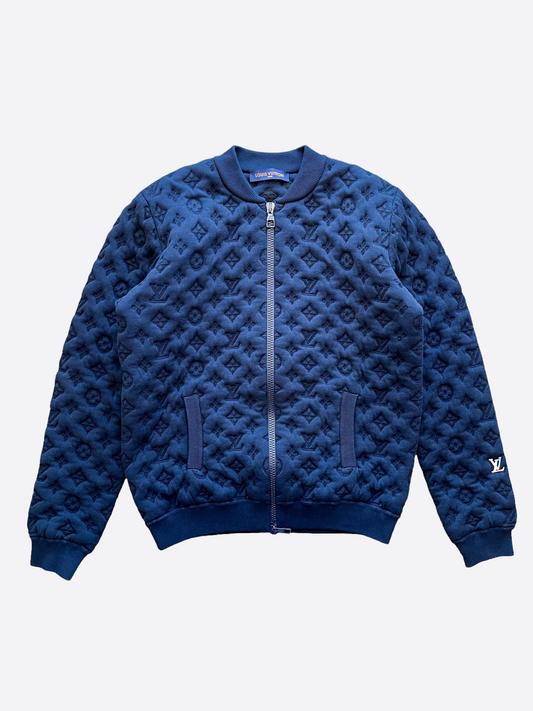 Louis Vuitton Navy Monogram Watercolor Bomber