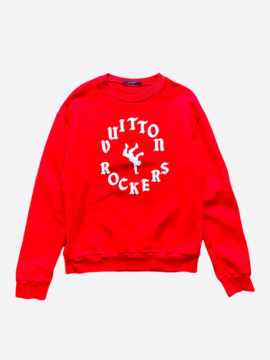 Louis Vuitton Red Vuitton Rockers Sweater