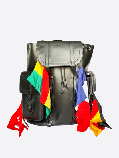 Louis Vuitton Black Flags Christopher Backpack