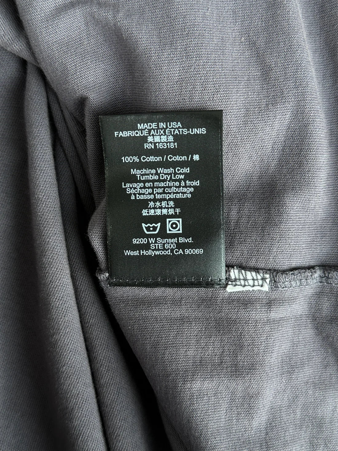 Rhude Vintage Grey Paradise Valley T-Shirt