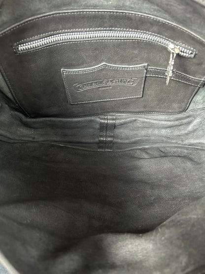 Chrome Hearts Black Cross Patch Gunslinger Messenger Bag