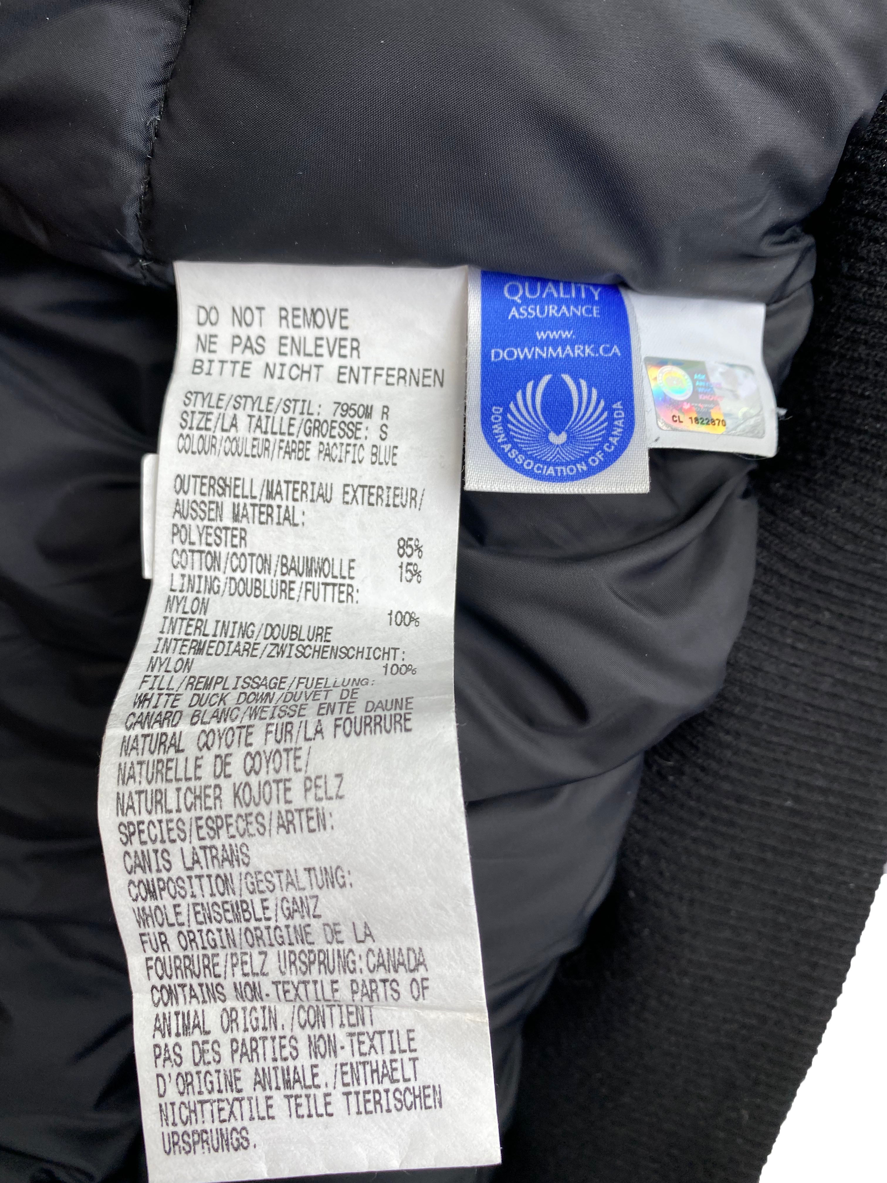 Canada goose discount style 7950m r