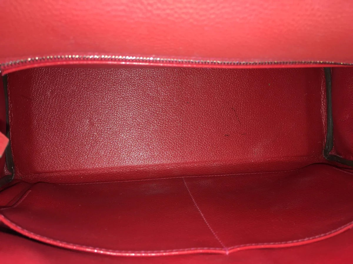 Hermès Light Red Epsom Leather Kelly 32