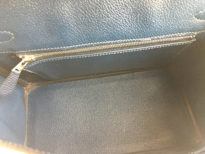 Hermès Blue Vache Leather Birkin 25