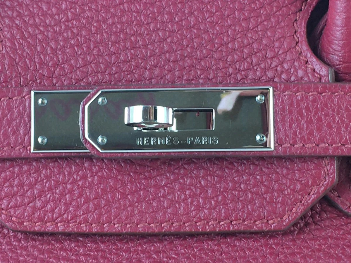 Hermes Birkin Bag 35 Light Pink Silver