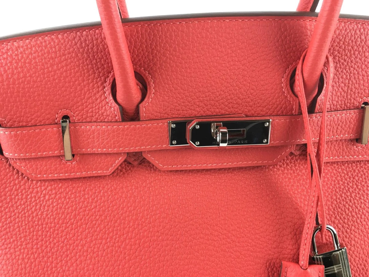 Hermès Rose Tyrien Togo Leather Birkin 30 – Savonches