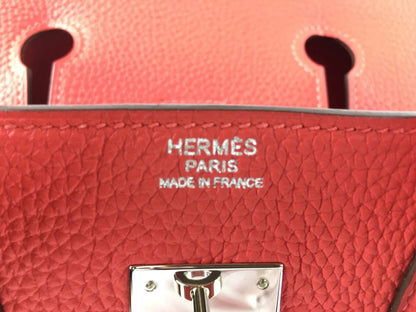 Hermès Rose Tyrien Togo Leather Birkin 30