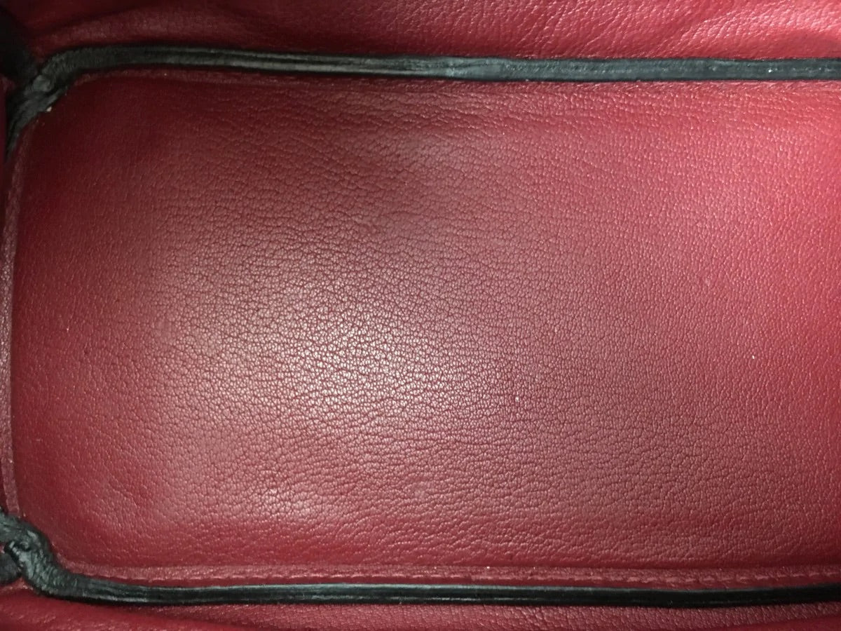 Hermès Rouge Taurillon Clemence Leather Birkin 30