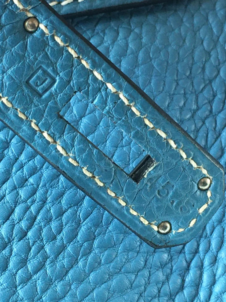 Hermès Blue Togo Leather Birkin 35 – Savonches