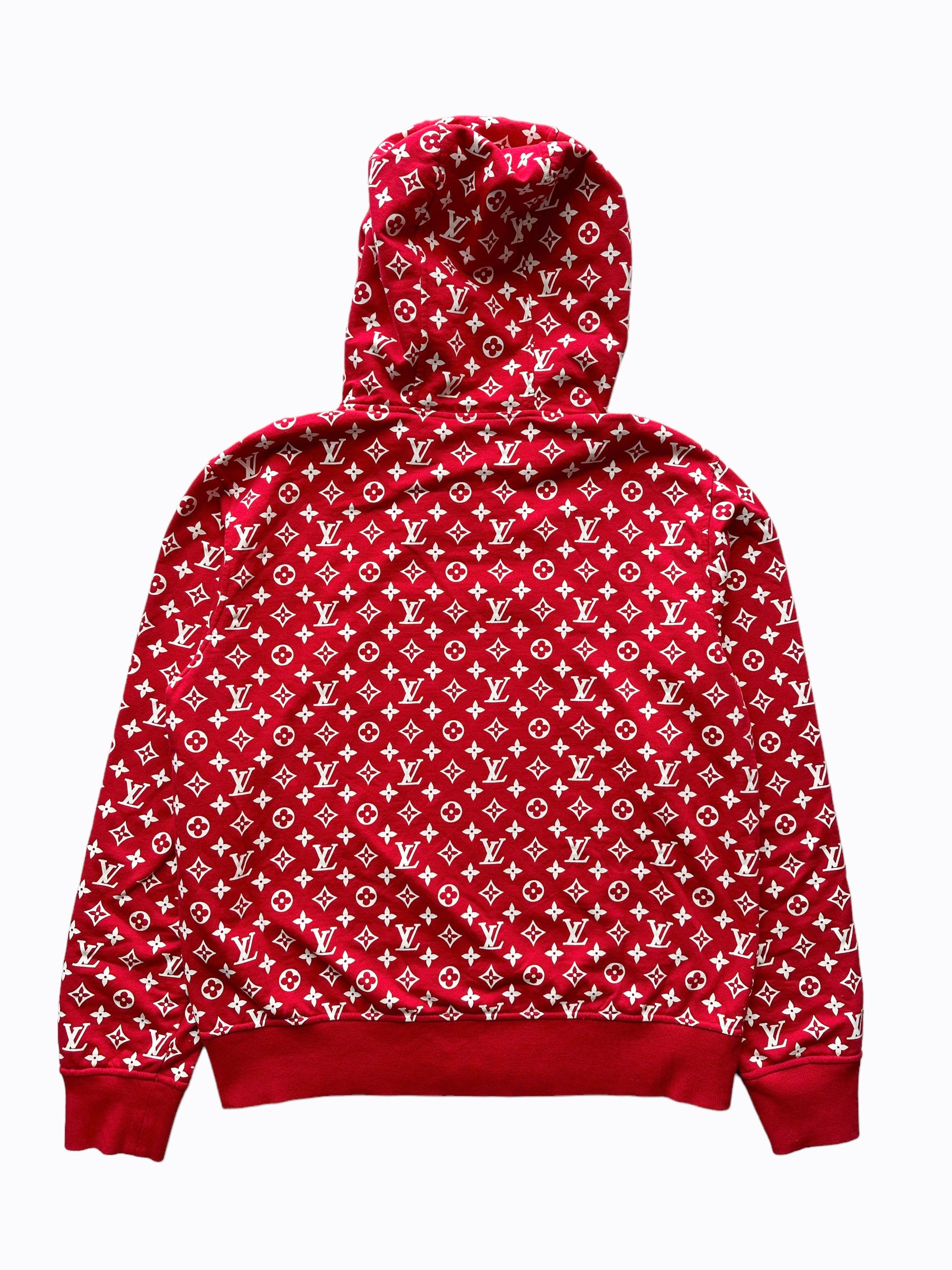 Real lv hot sale supreme hoodie