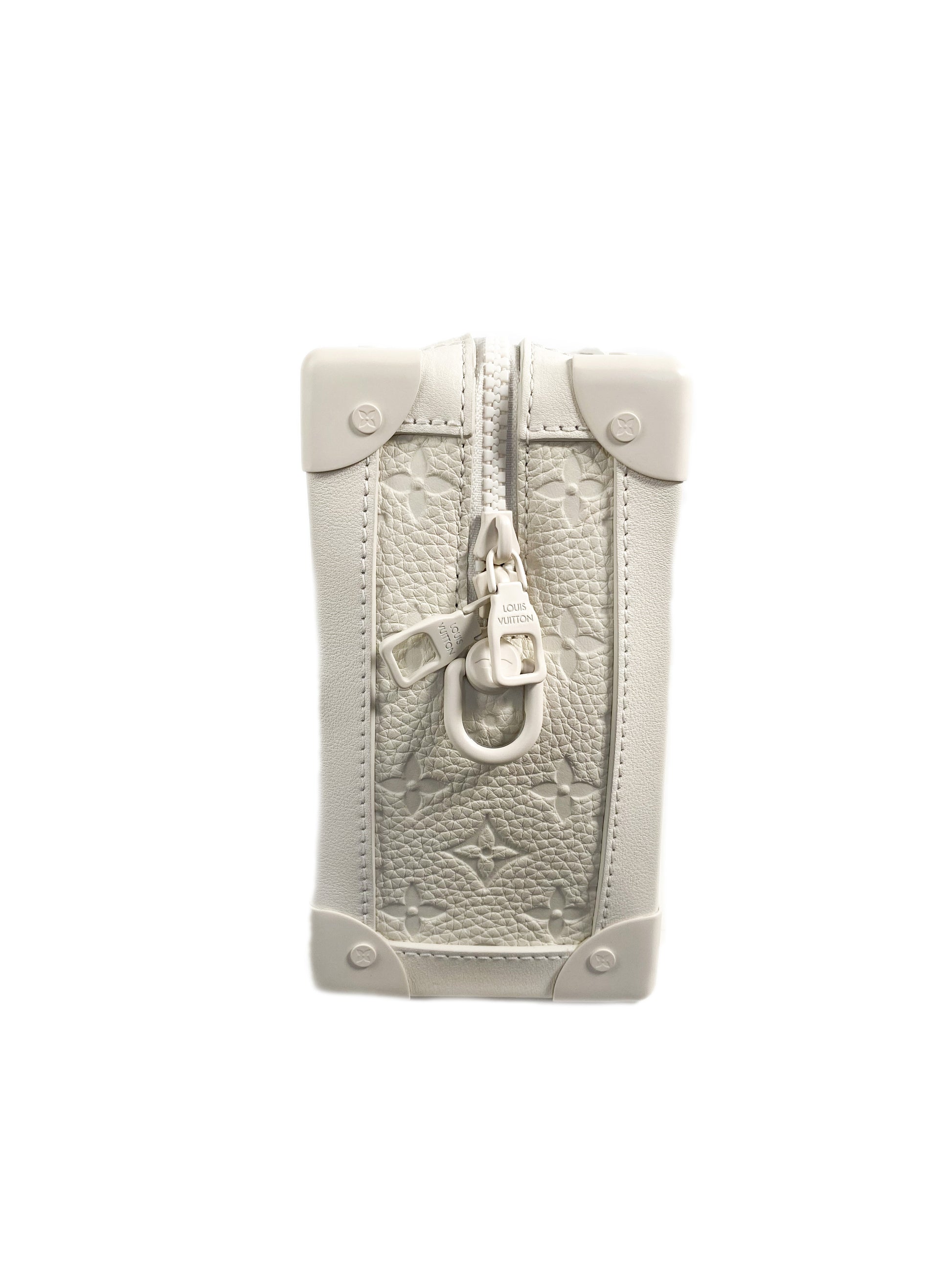 Louis Vuitton Soft Trunk trunk in off-white empreinte monogram leather