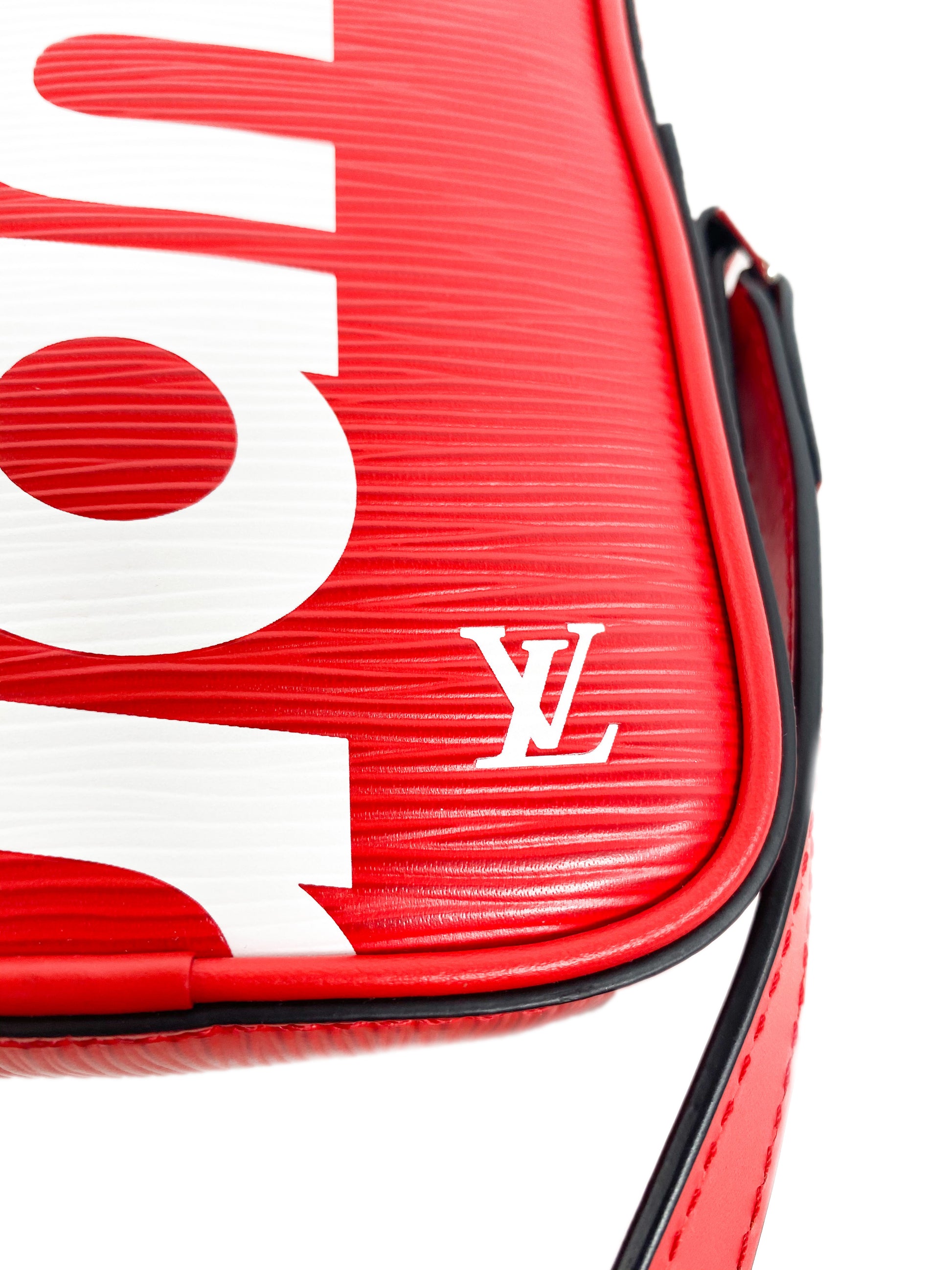 Supreme x Louis Vuitton Red Danube EPI PM – Savonches