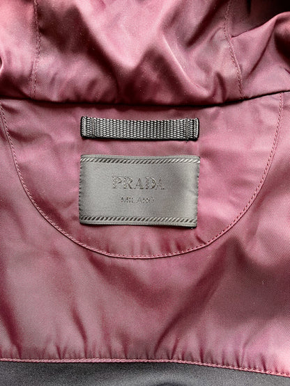 Prada Black Zip Up Hoodie